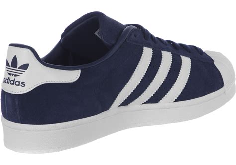 adidas superstar suede blauw wit|Blue Superstar adidas Originals Shoes.